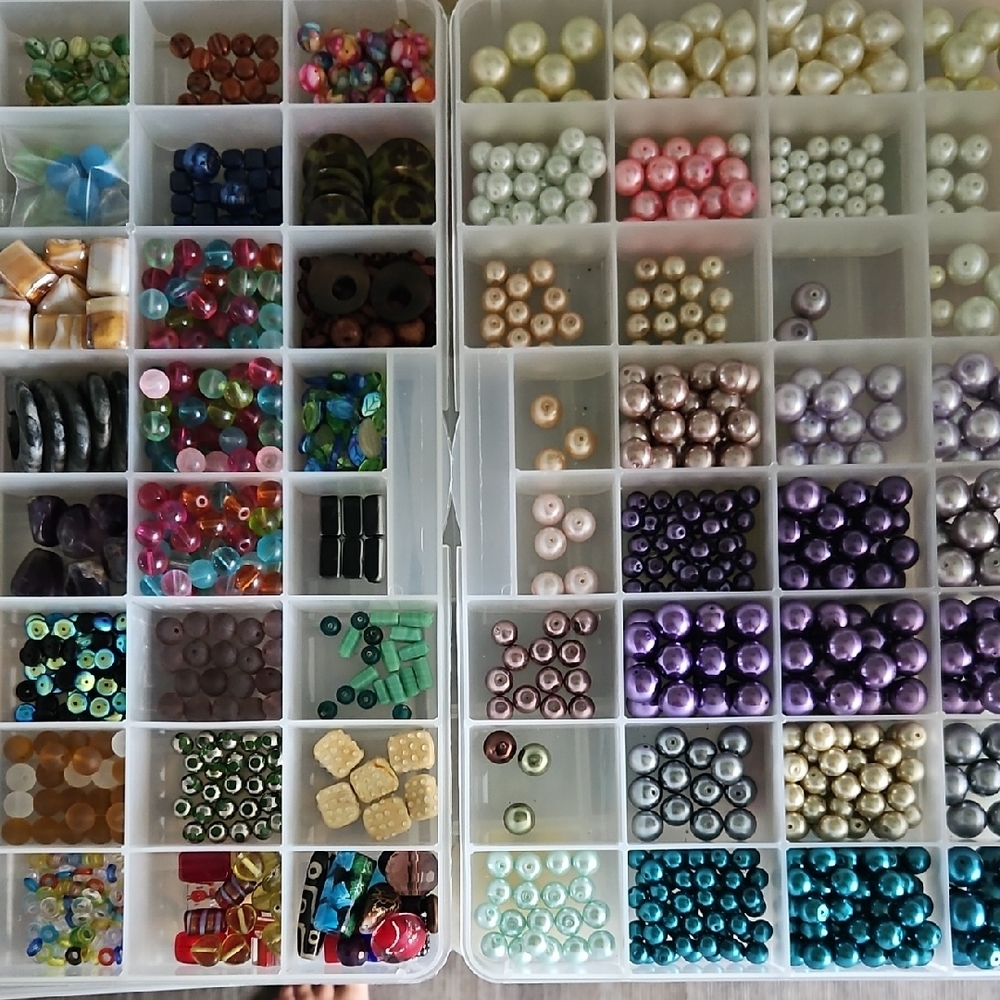 Multi-Color Bead W/ Storage Organizer